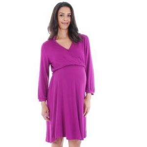 NWT Nordstrom Everly Grey maternity nursing dress